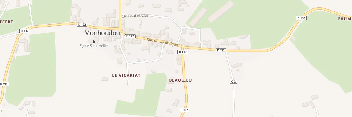 Plan du 20 Rue de la Fabrique à Monhoudou