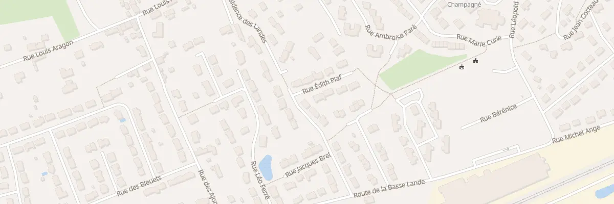 Plan du 13 Rue Georges Brassens à Champagné