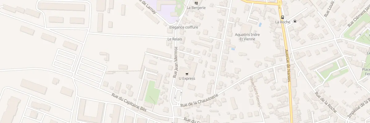 Plan du 99 Rue Jean Mermoz à Poitiers