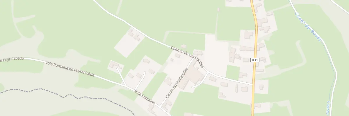 Plan du 249 Che de Las Pujolles à Lutilhous