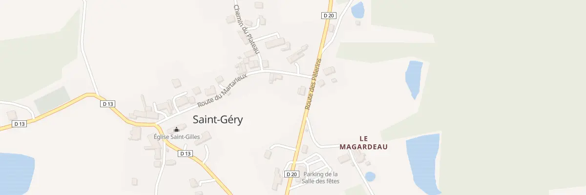 Plan du 26 Le Bourg Nord à Saint-Géry