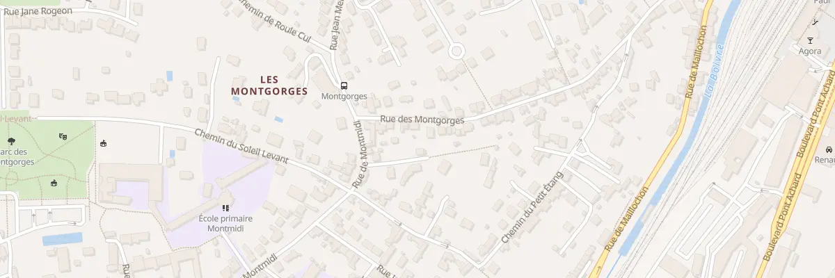 Plan du 63 Rue des Montgorges à Poitiers