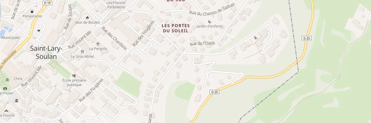 Plan du 1 Rue des Isards à Saint-Lary-Soulan