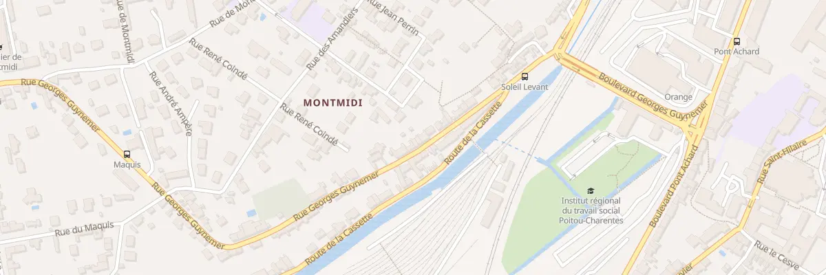 Plan du 64 Rue Georges Guynemer à Poitiers