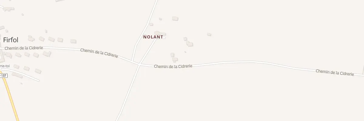 Plan du 489 Che de la Cidrerie à Firfol
