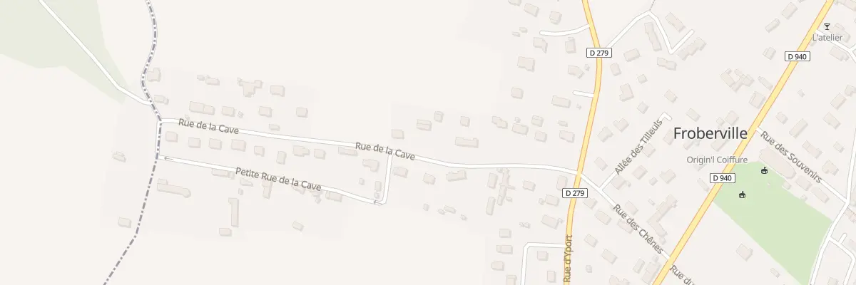 Plan du 156 Rue de la Cave à Froberville