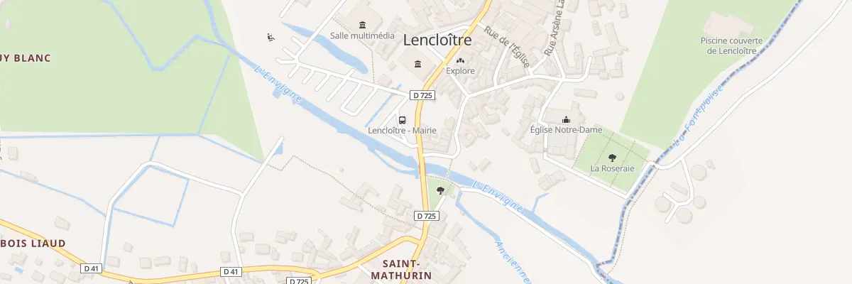 Plan du 3B Rue de la République à Lencloître