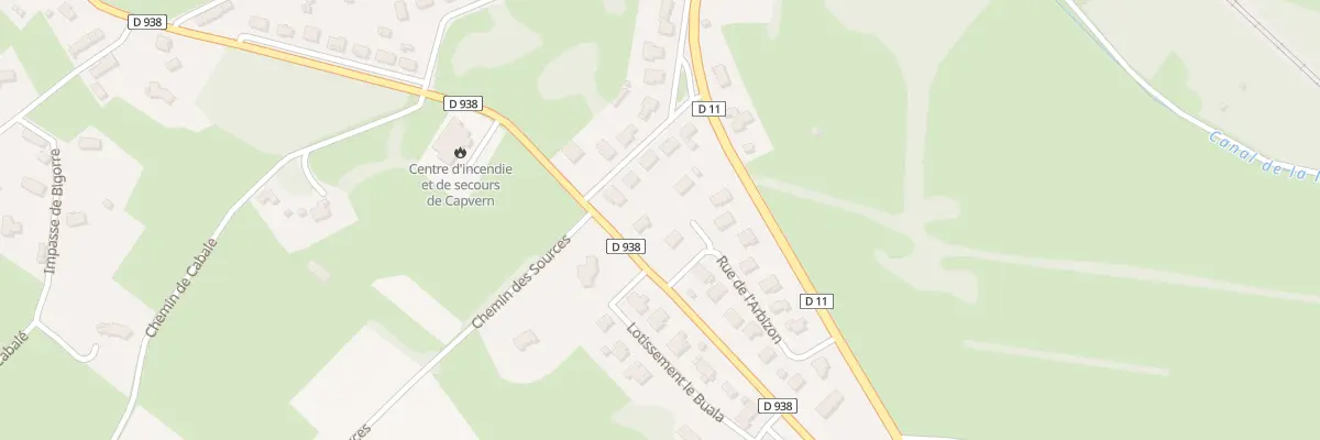 Plan du 60 Rue de l’Arbizon à Capvern