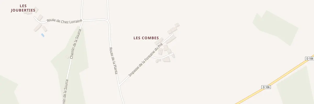 Plan du 160 Imp de la Fontaine du Pré à Allemans