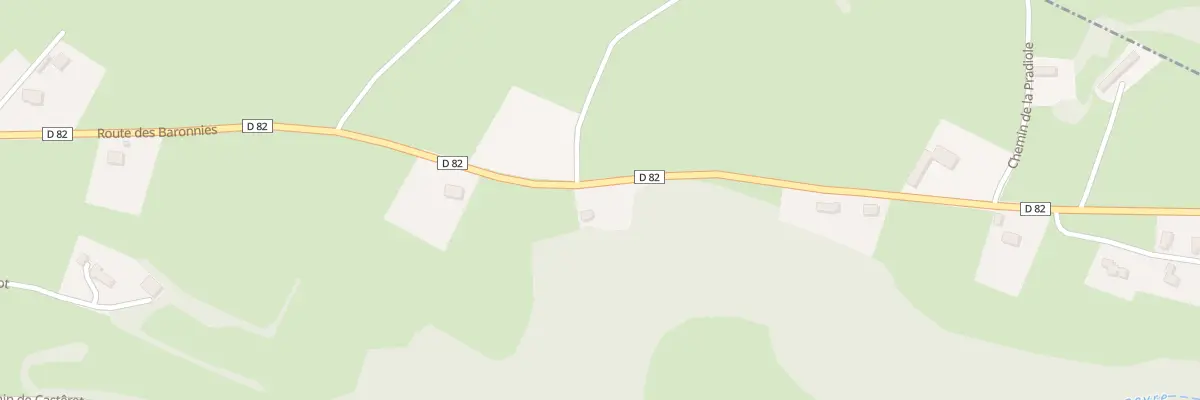 Plan du 126 Rte des Baronnies à Tilhouse