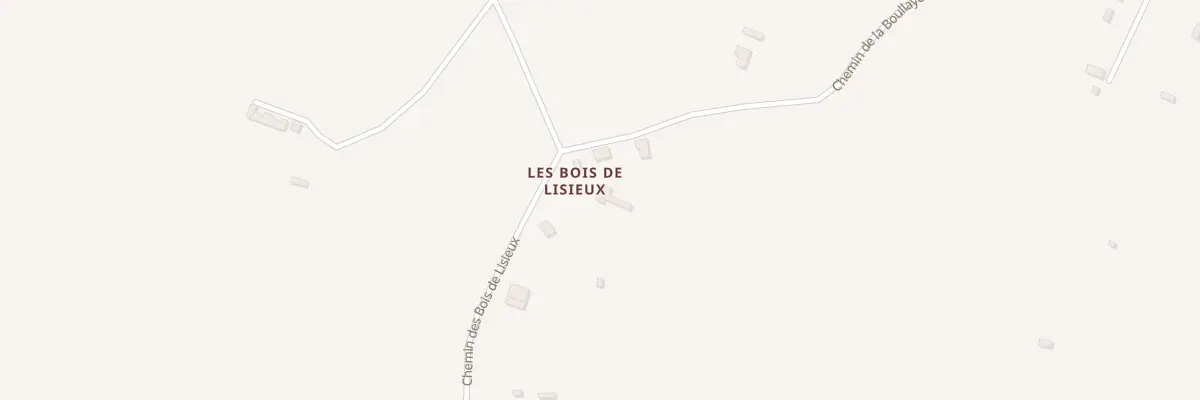 Plan du 947 Che des Bois de Lisieux à Courtonne-la-Meurdrac