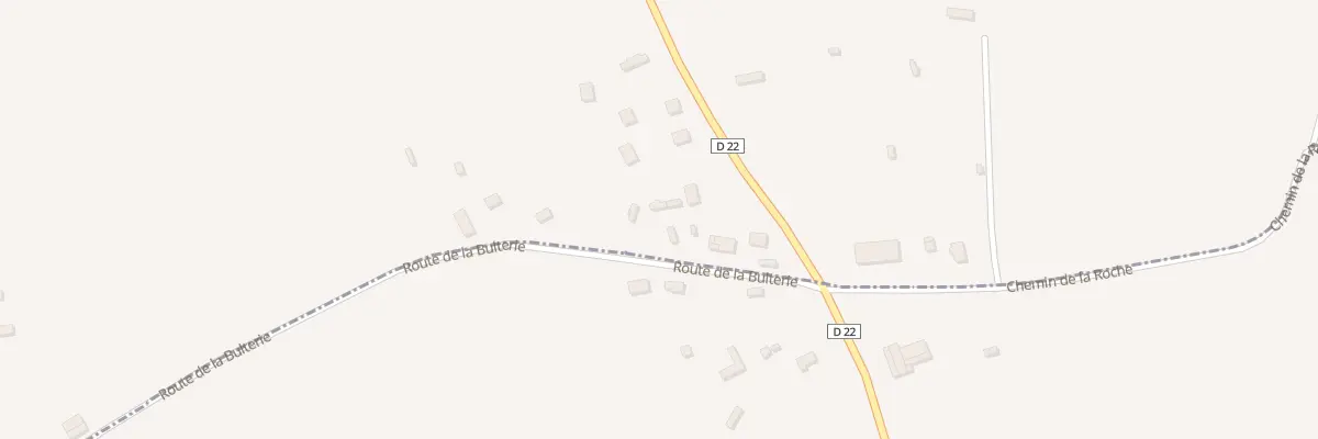 Plan du 98 Rte de la Bulterie à Manneville-la-Raoult