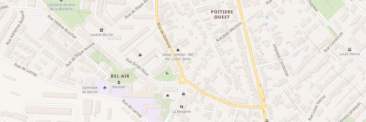 Plan du 28 Rue de Quincay à Poitiers