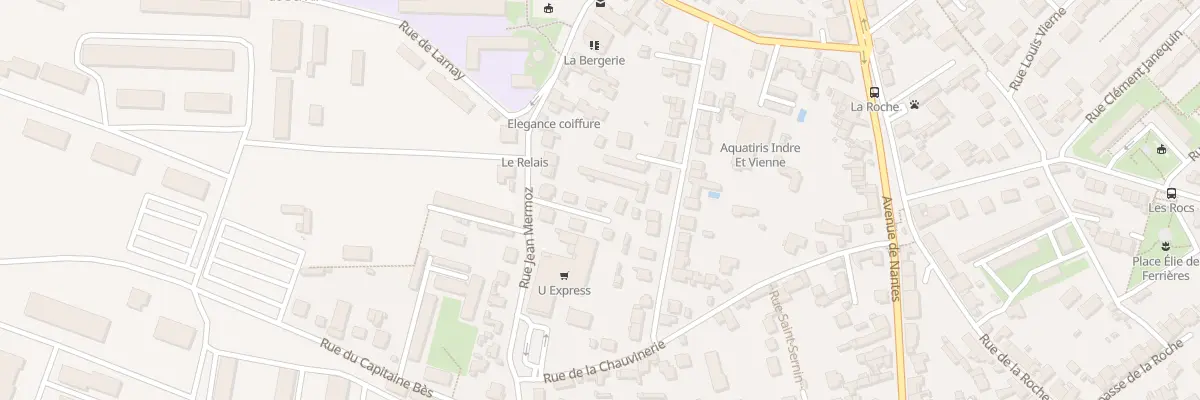 Plan du 91 Rue Jean Mermoz à Poitiers