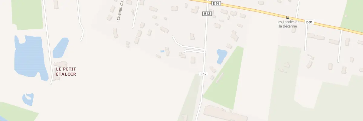 Plan du 154 Rte de la Fromentiniere à Fatines
