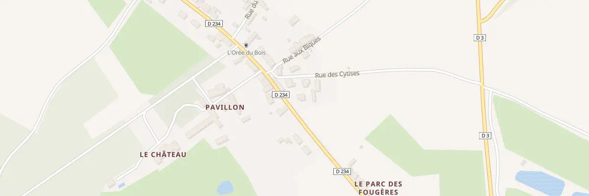 Plan du 6 Rue des Cytises à Aillières-Beauvoir