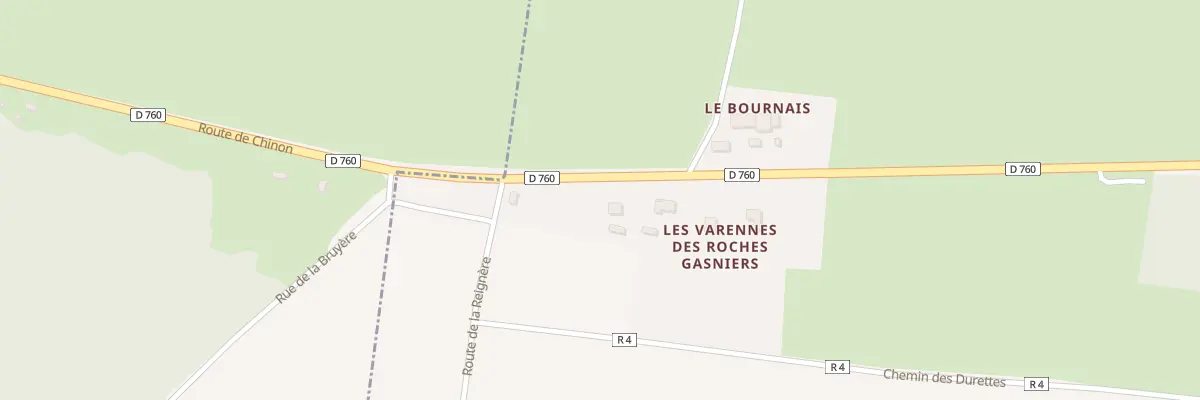 Plan du 117 Varennes des Roches Gasnie à Sazilly