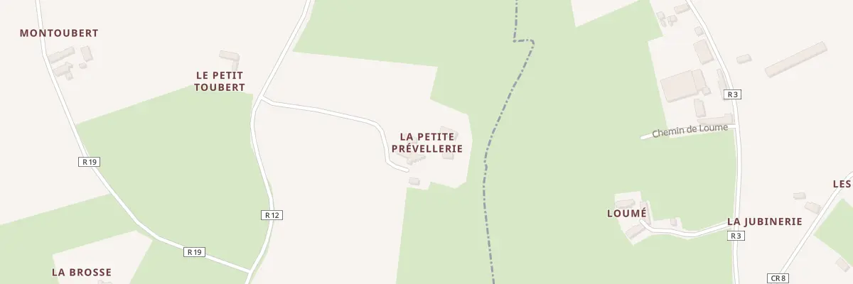 Plan du 5168 La Prevellerie à Mézières-sur-Ponthouin