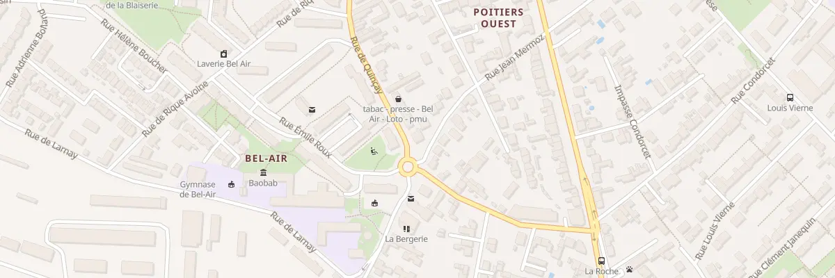 Plan du 20 Rue Jean Mermoz à Poitiers