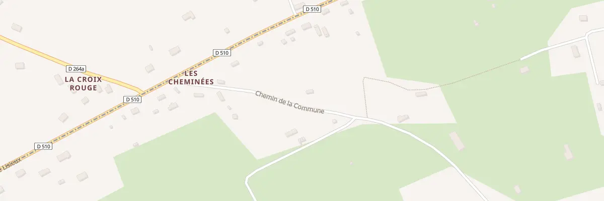 Plan du 876 Che de la Commune à Moyaux