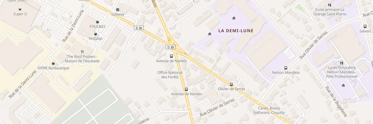 Plan du 438 Av de Nantes à Poitiers
