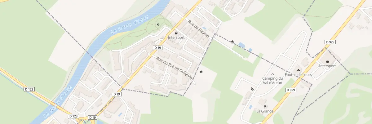 Plan du 5076 Bouzigues à Vielle-Aure