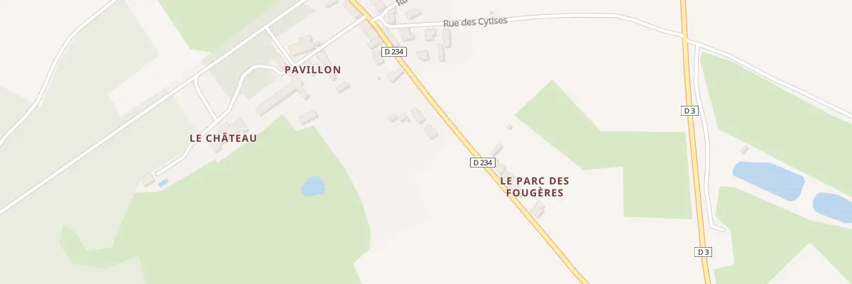 Plan du 1 Rte de Perseigne à Aillières-Beauvoir