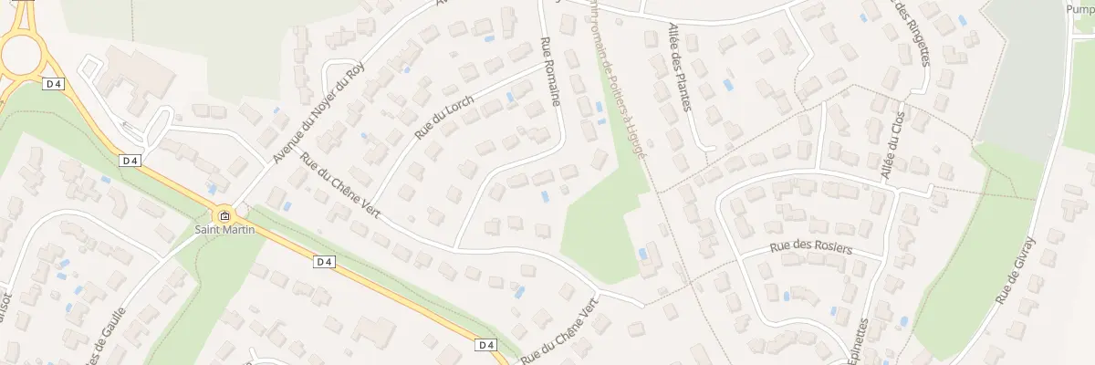 Plan du 6 Rue Romaine à Ligugé