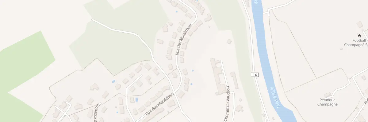 Plan du 54 Rue des Maraîchers à Champagné