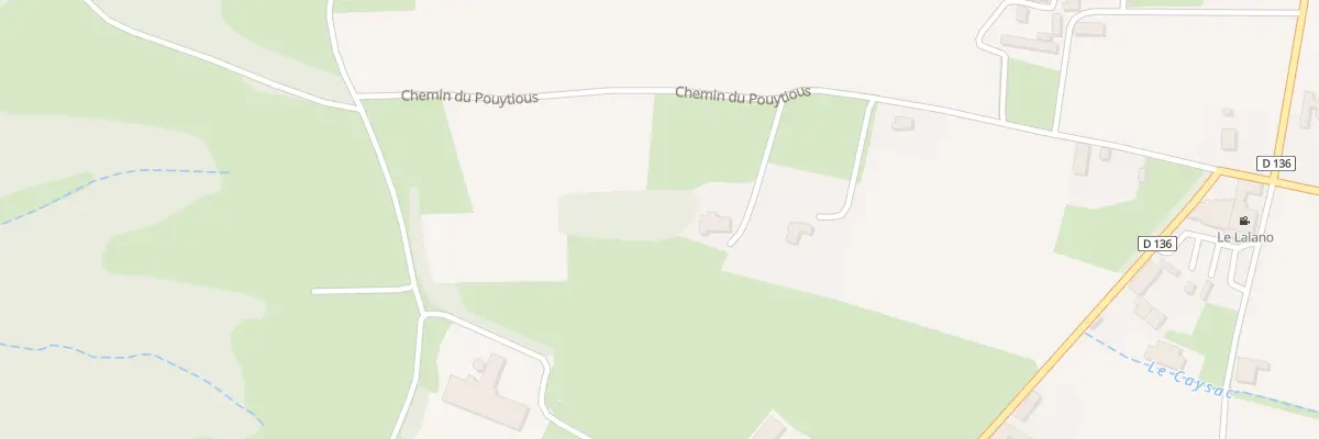 Plan du 351 Che du Pouytious à Lalanne-Trie