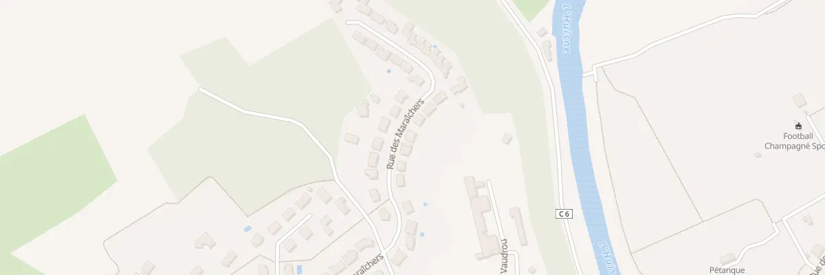 Plan du 60 Rue des Maraîchers à Champagné