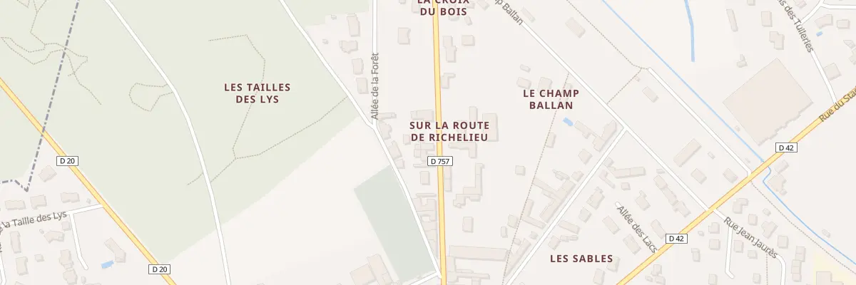 Plan du 19 Rue du Huit Mai 1945 à Lencloître