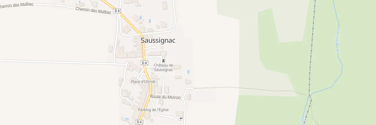 Plan du 118B Sous le Chateau à Saussignac