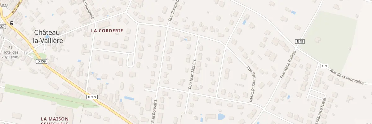 Plan du 11 Rue Jean Moulin à Château-la-Vallière