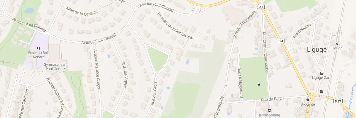 Plan du 32 Rue des Grois à Ligugé