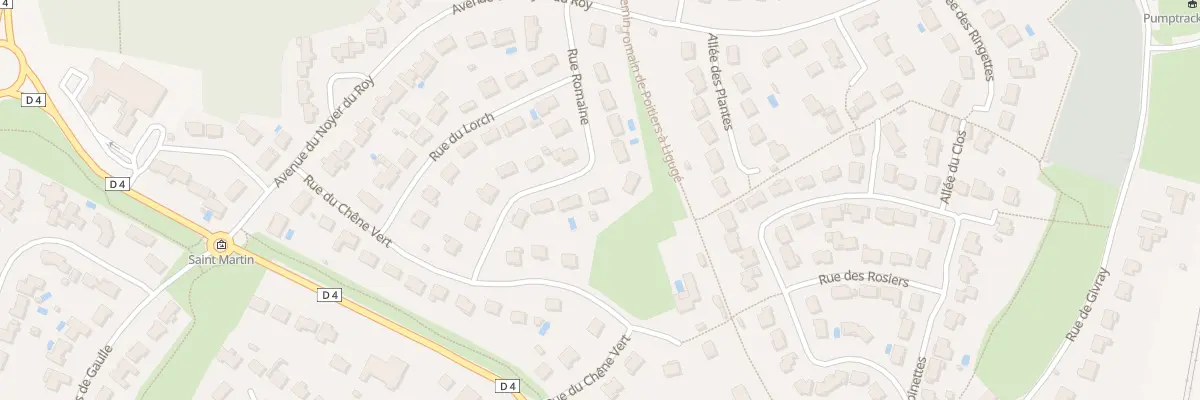 Plan du 8 Rue Romaine à Ligugé