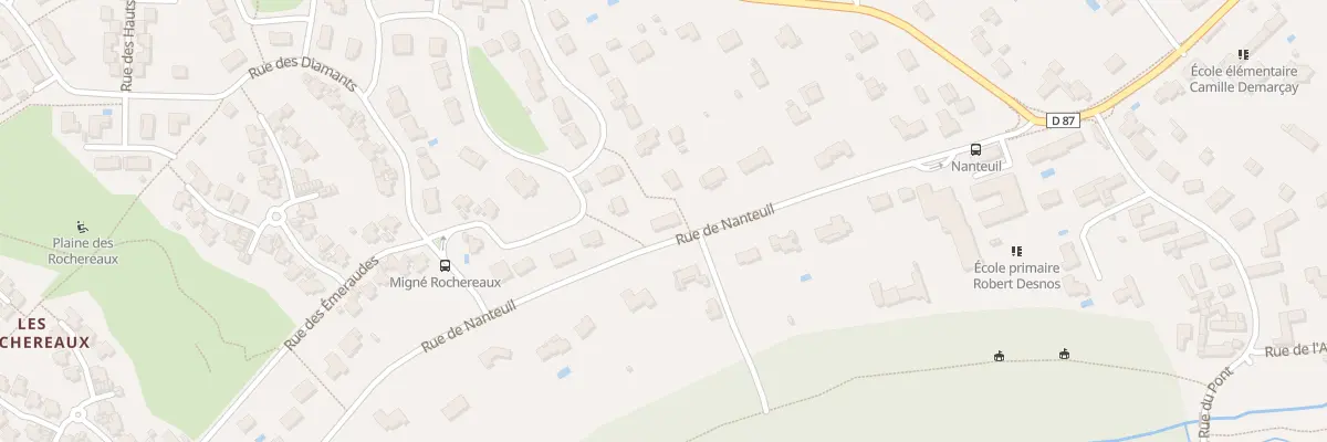 Plan du 45 Rue de Nanteuil à Migné-Auxances
