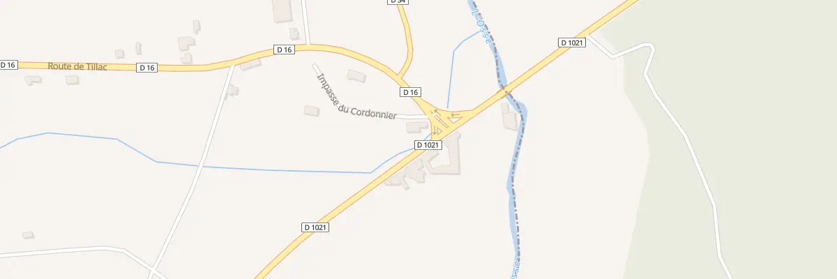 Plan du 1 Rte de Tillac à Laas