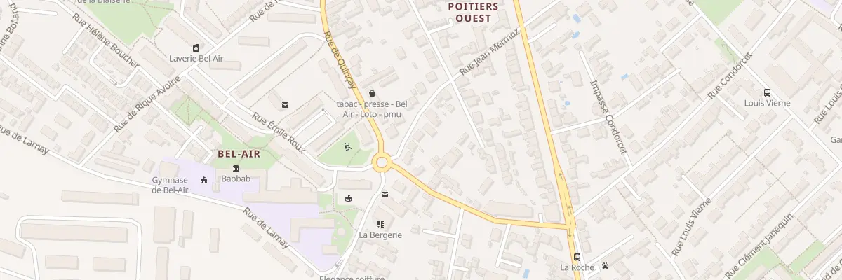 Plan du 33 Rue Jean Mermoz à Poitiers