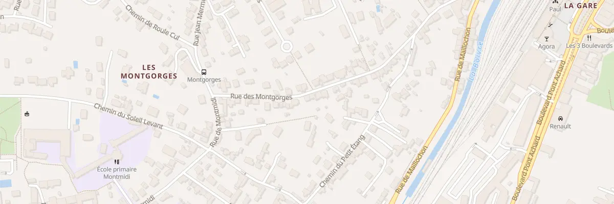 Plan du 51 Rue des Montgorges à Poitiers