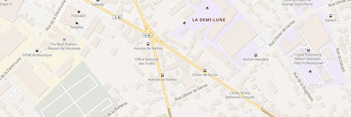 Plan du 103 Rue du Fbg Cueille Mirebalaise à Poitiers