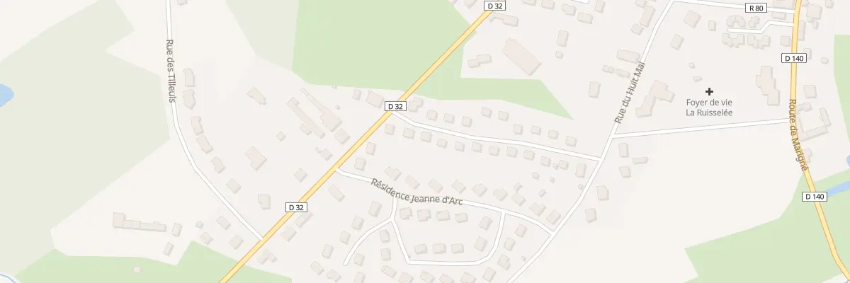 Plan du 6 Bd Pasteur à Saint-Mars-d’Outillé