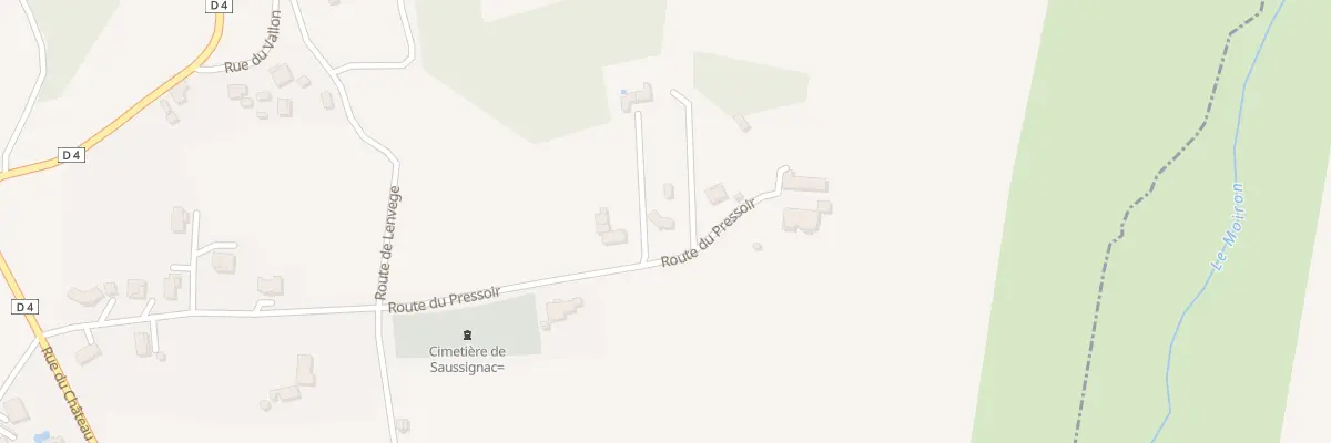 Plan du 118 La Garrigue Haute à Saussignac
