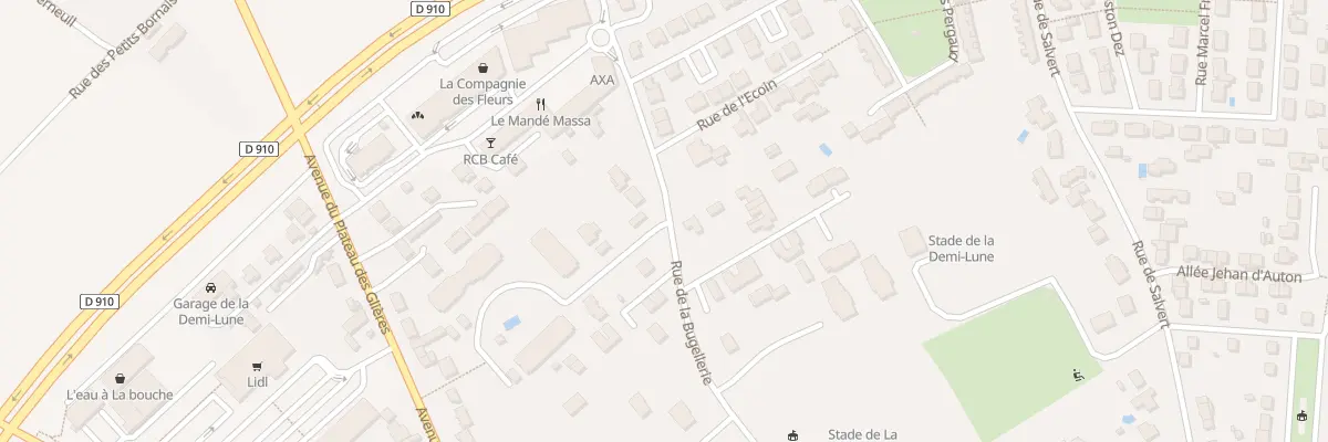 Plan du 83 Rue de la Bugellerie à Poitiers