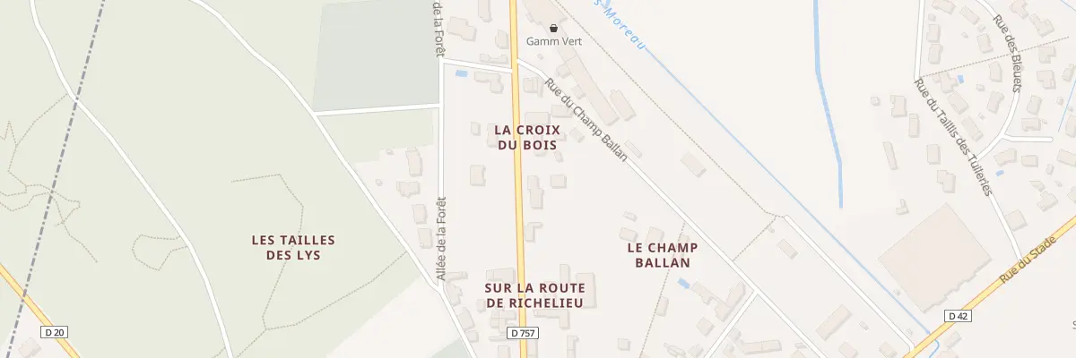 Plan du 26B Rue du Huit Mai 1945 à Lencloître
