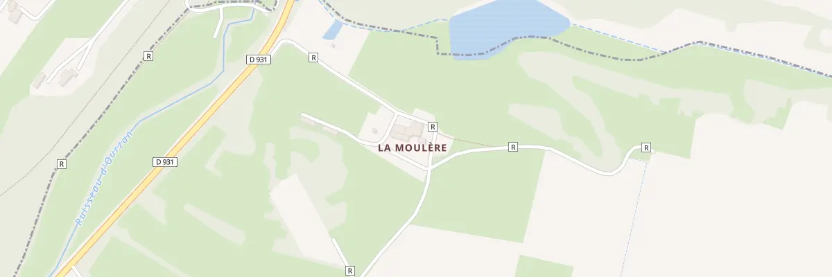Plan du 5035 A la Moulere à Cassaigne