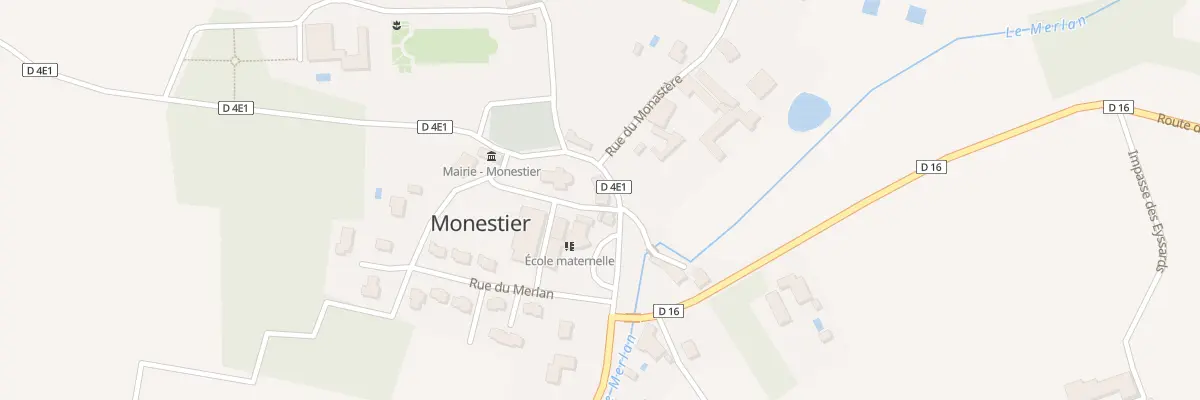 Plan du 94 Eglise de Monestier à Gardonne