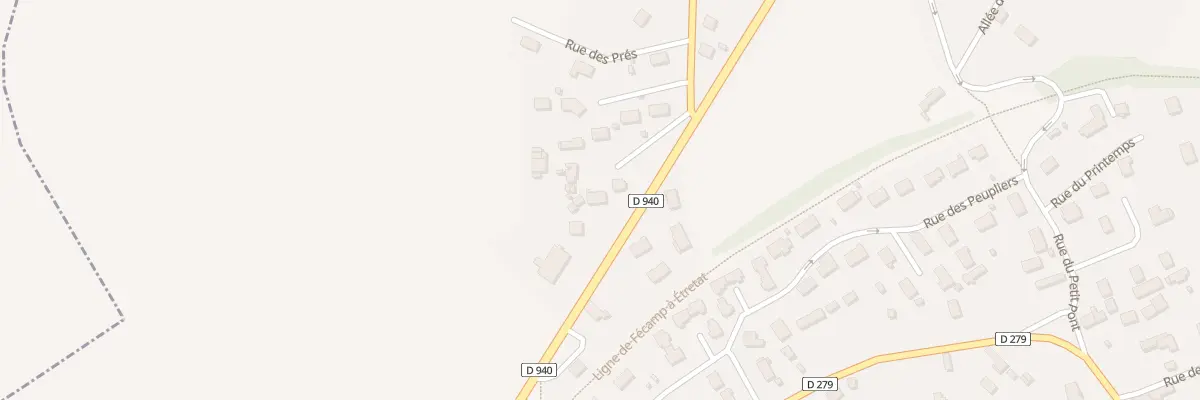 Plan du 1138 Rue d’Etretat à Froberville