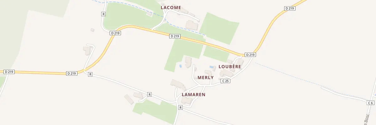 Plan du 184 Che de Lespau à Moncrabeau