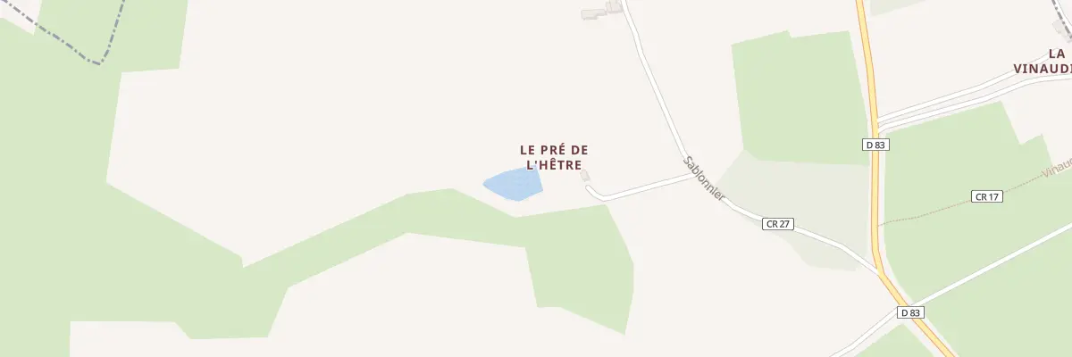 Plan du 183 Che du Sablonnier à Sillé-le-Philippe